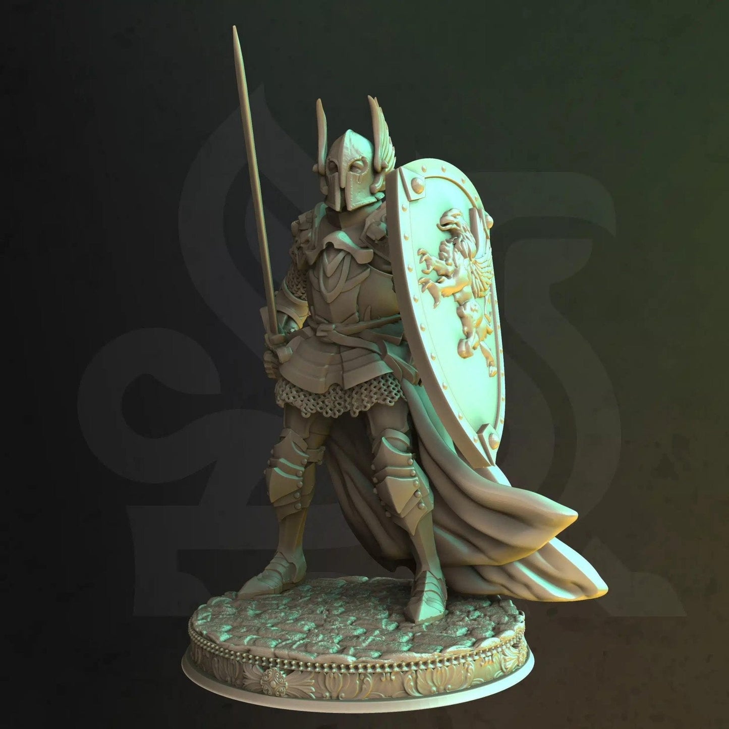 Sergeant Silus - 3D Printed Paladin Character Miniature