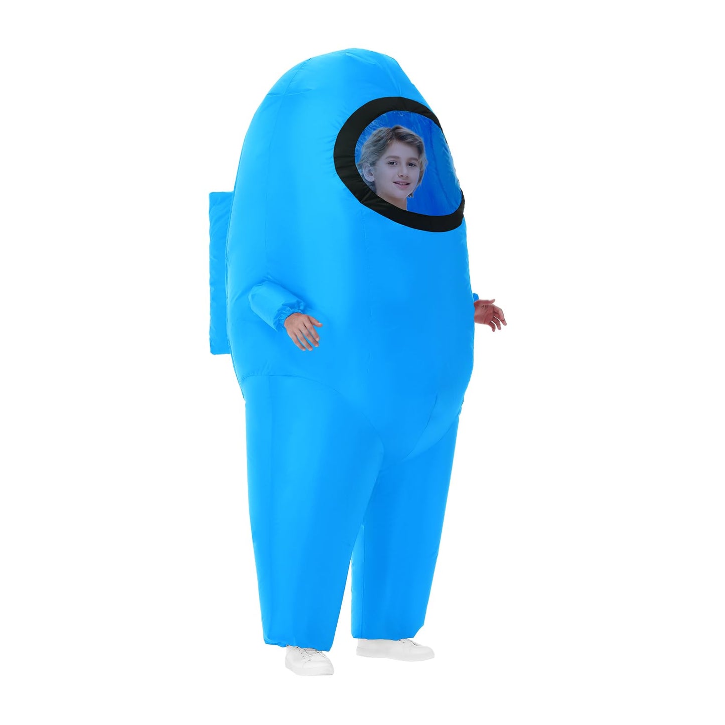 Servllcell Inflatable Kids Astronaut Costume - Quick-Inflate Space Suit for Halloween & Play