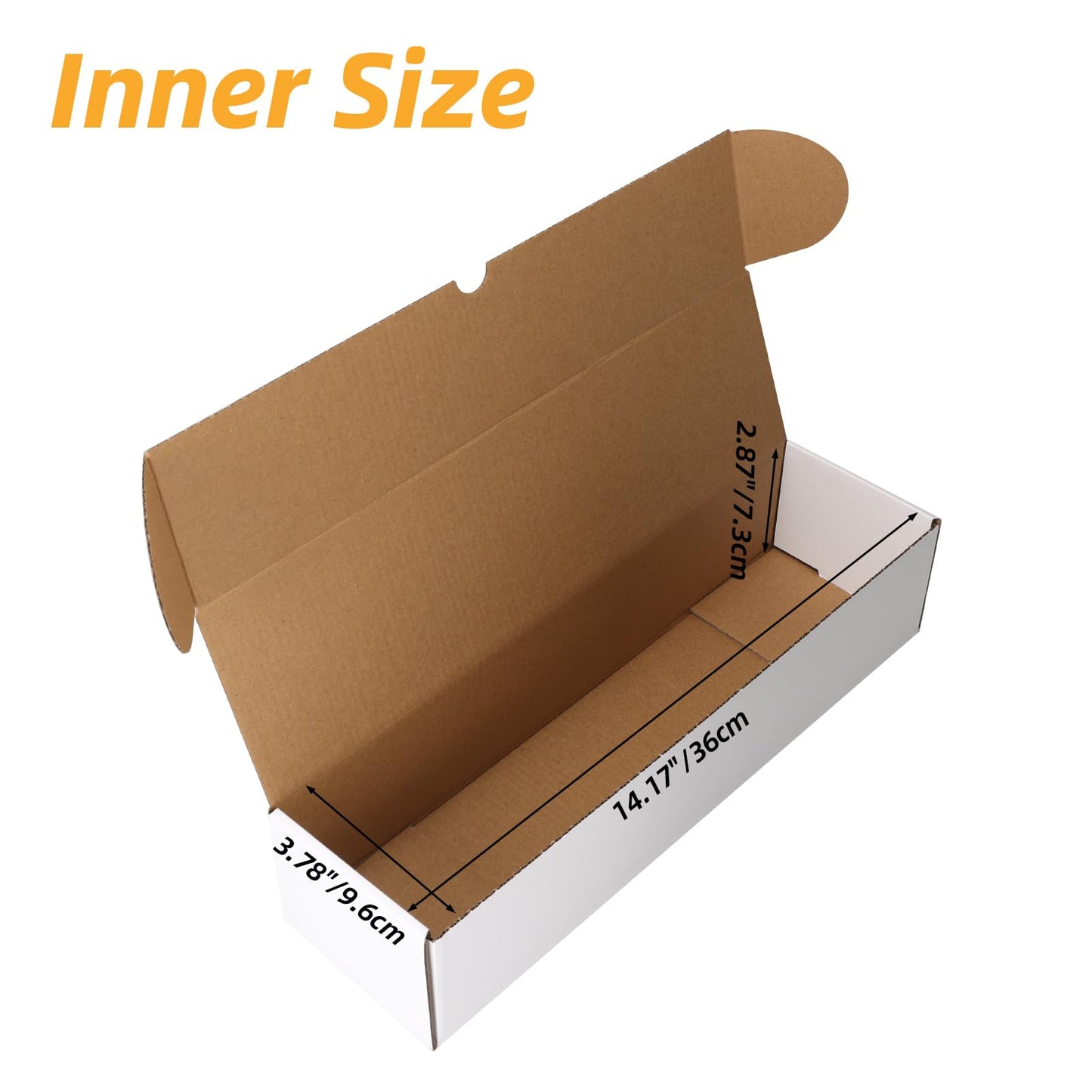 Serwrsw Bulk 1200-Capacity Card Box – 25 Pack Shipping Boxes for 12pt Cards or Sleeved Cards
