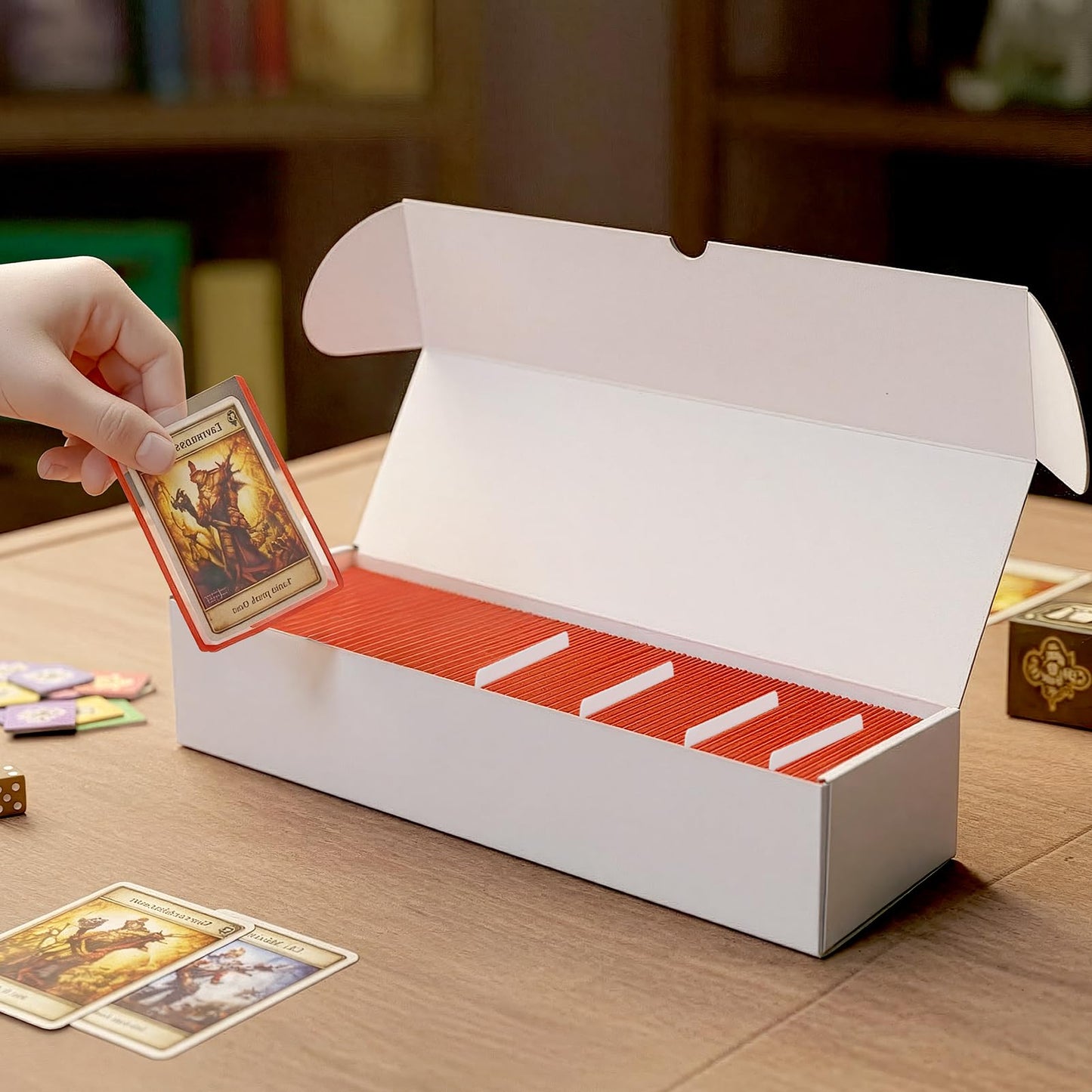 Serwrsw Bulk 400-Card Toploaders Box | 25-Pack White Cardboard Shipping Boxes