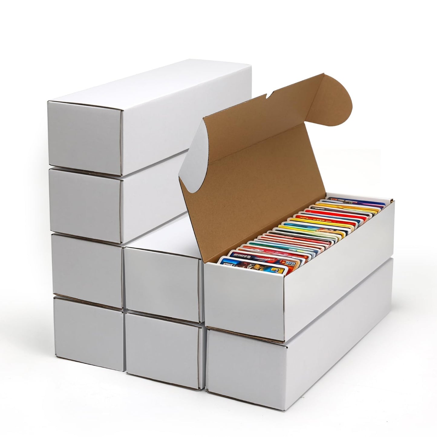 Serwrsw Bulk 400-Capacity Card Toploaders Box – 25 Pack for 3x4 inch Cards