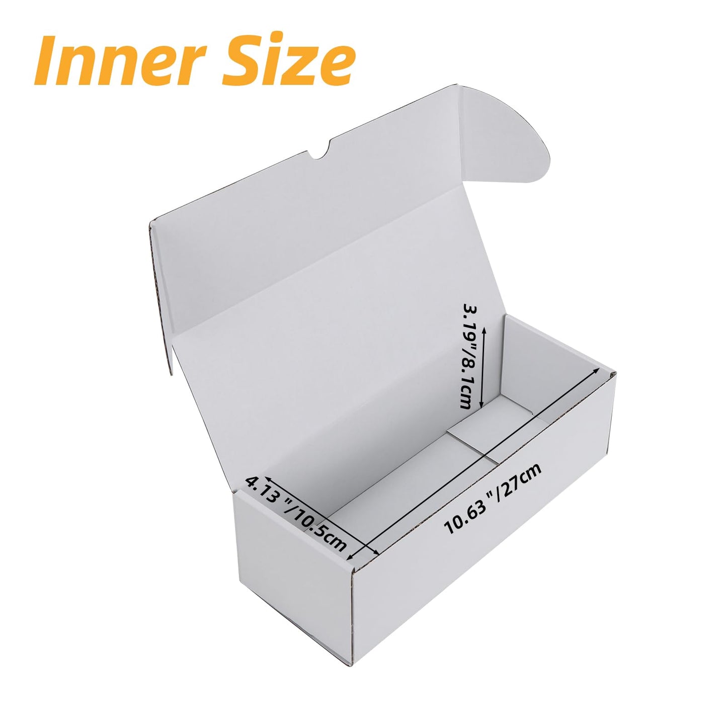 Serwrsw Bulk 25-Pack Card Toploaders Storage Boxes — 300-Card Capacity Each (7500 Total)
