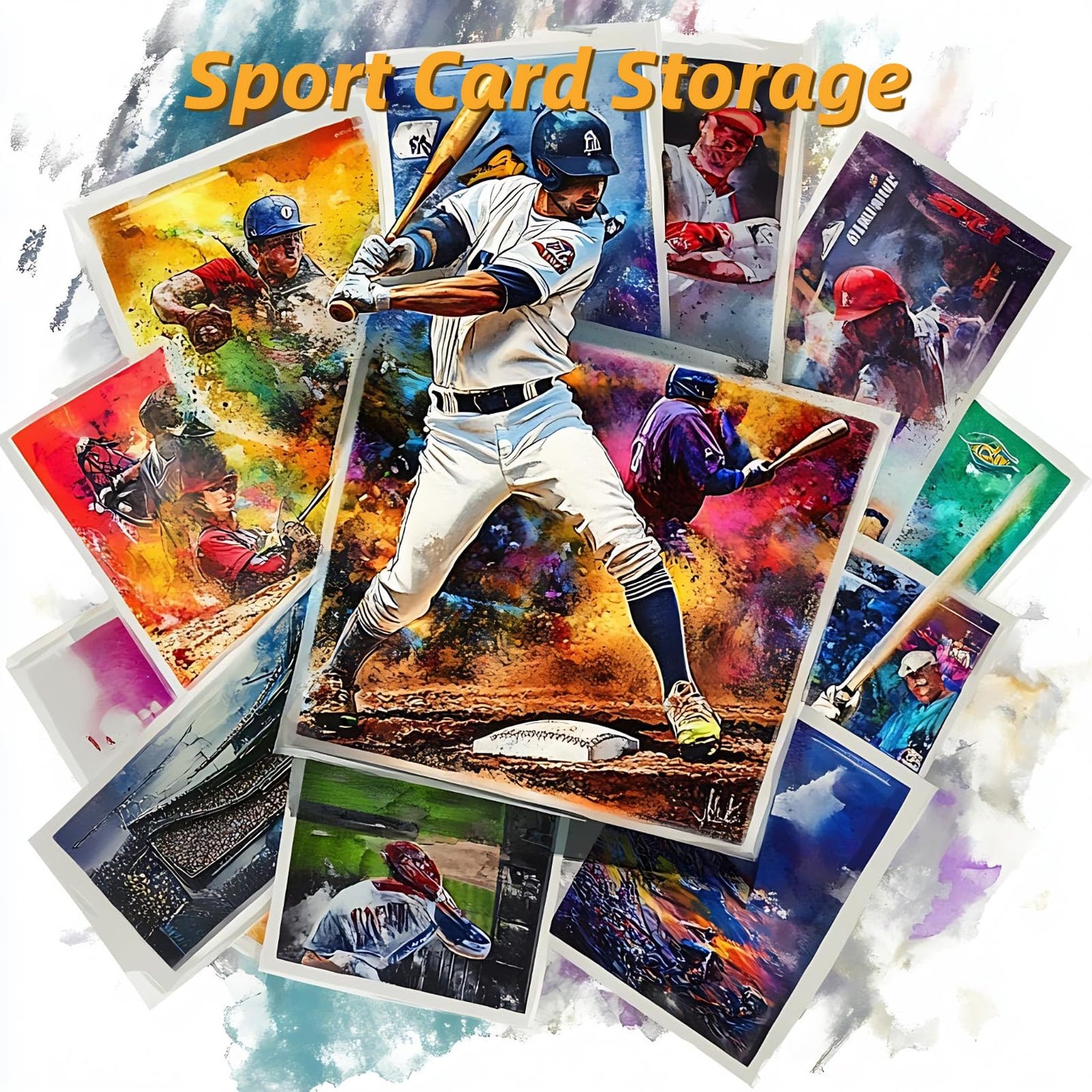 Serwrsw Bulk 900-Card Capacity Trading Card Storage Box – 25 Pack, White Corrugated Shipping Boxes