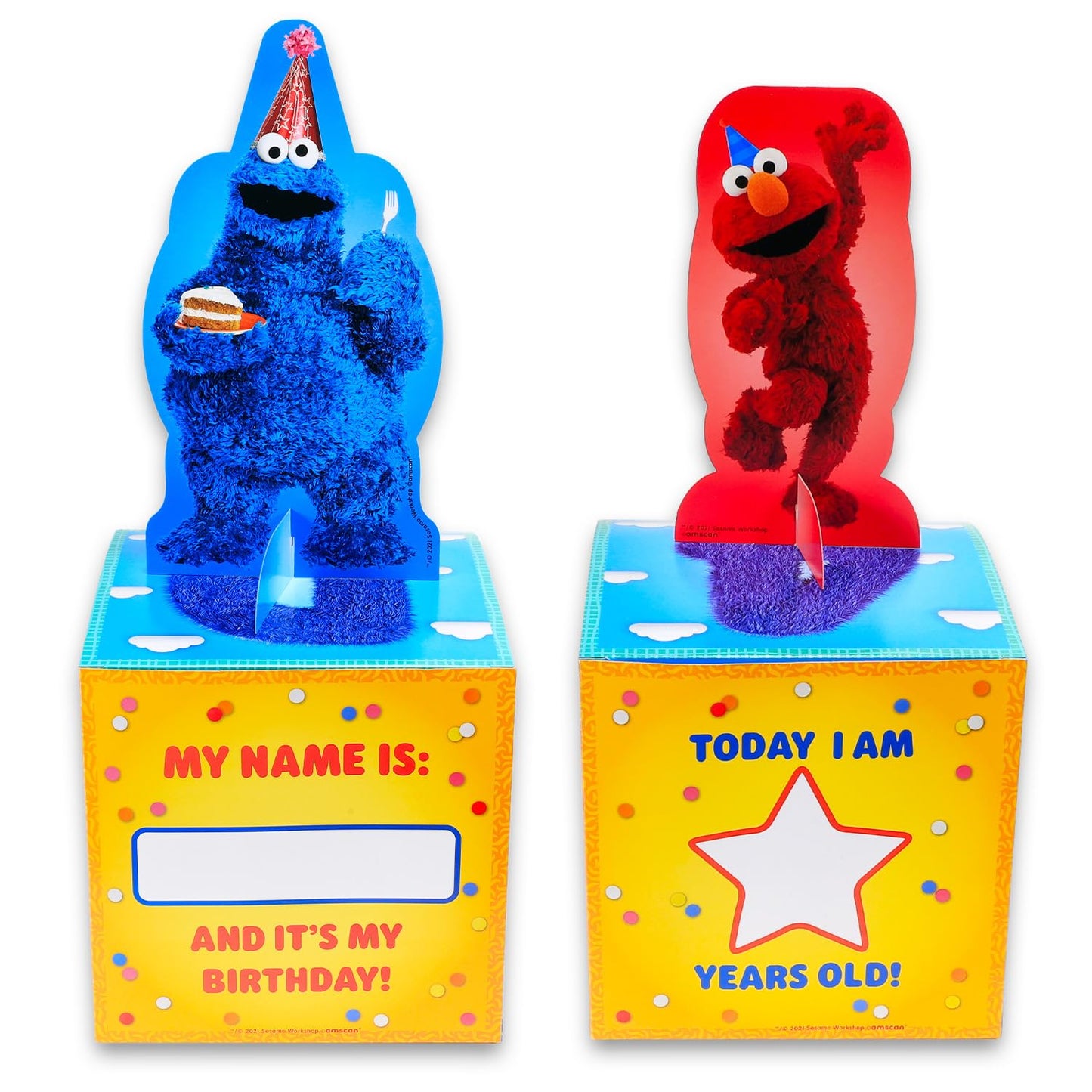Sesame Street Party Decorations Kit with Elmo, Big Bird & Cookie Monster