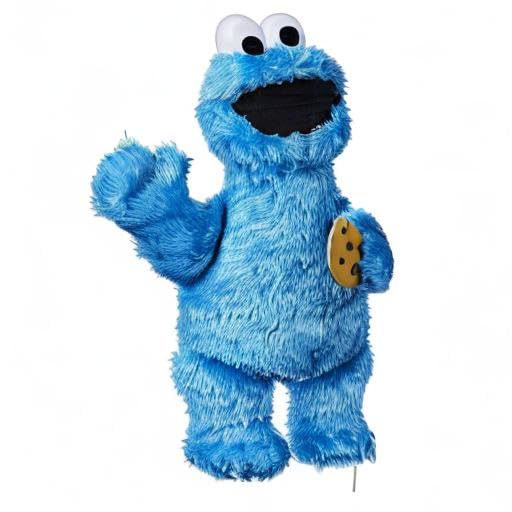 Sesame Street Feed Me Cookie Monster Plush – Interactive 13-Inch Toy with Silly Phrases & Belly Laughs for Kids 18 Months+