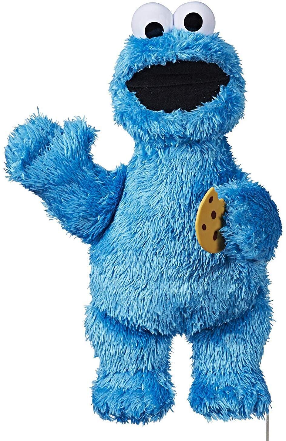 Sesame Street Feed Me Cookie Monster Plush – Interactive 13-Inch Toy with Silly Phrases & Belly Laughs for Kids 18 Months+