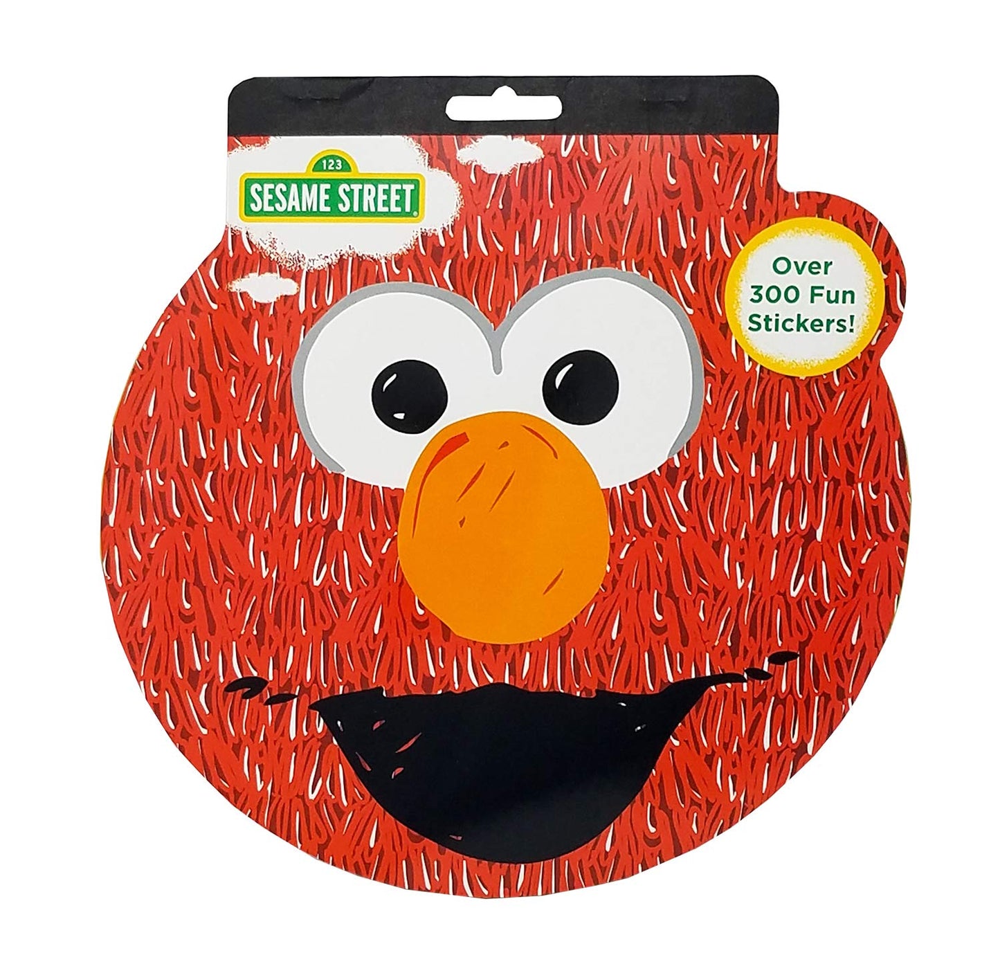 Sesame Street Shaped Sticker Book – 300+ Elmo Stickers, 4 Sheets