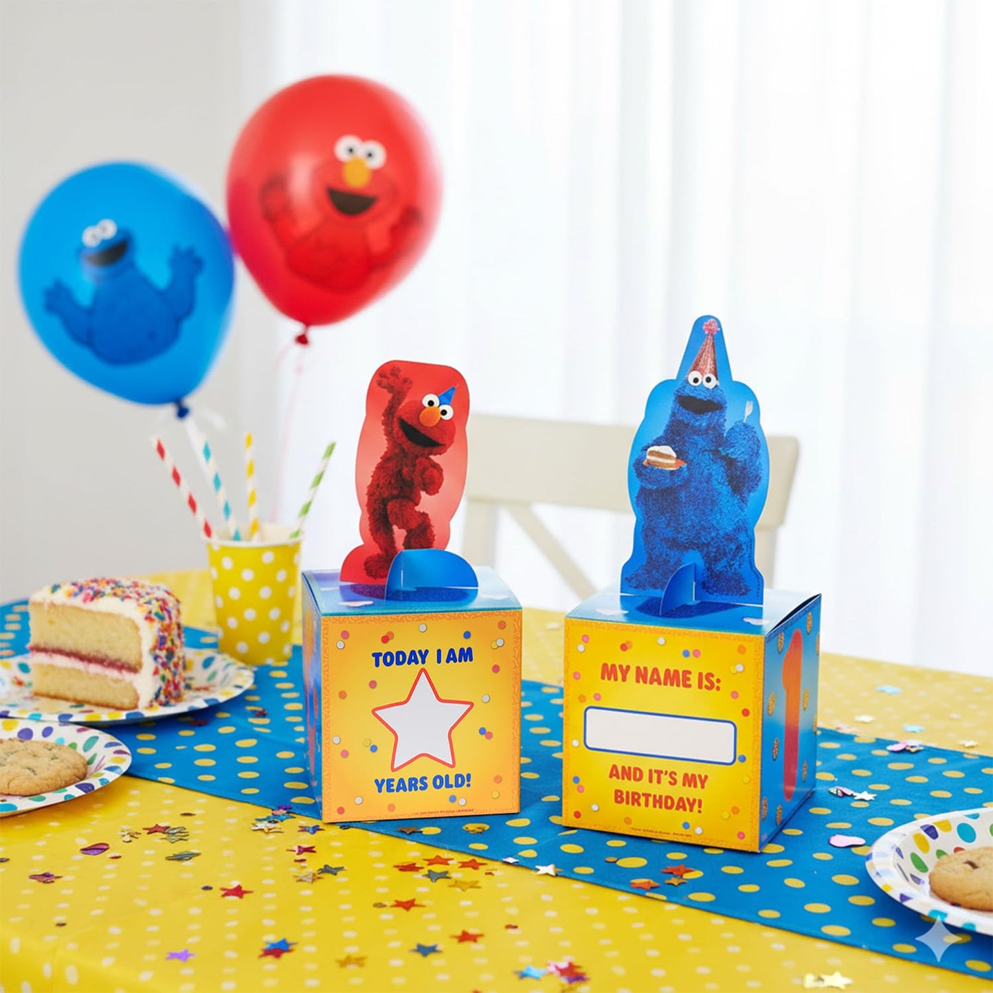 Sesame Street Party Decorations Kit with Elmo, Big Bird & Cookie Monster