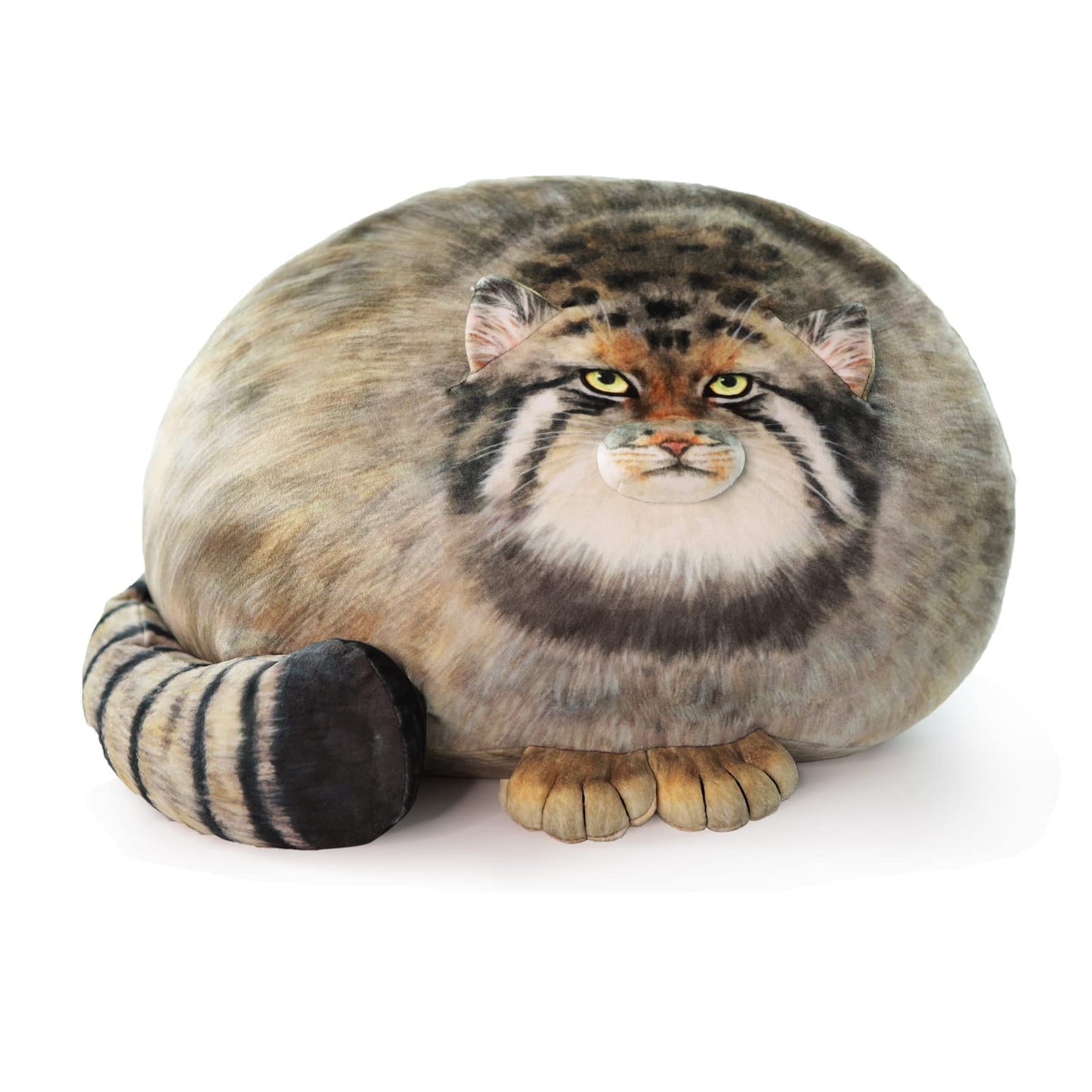 Sew Butiful Pallas Cat Plush – 18in Steppe Cat Stuffed Animal & Cozy Pillow