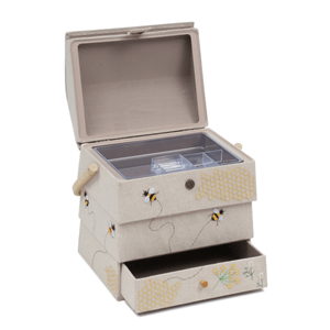 Sewing Box Bee Hive Design Sewing Basket Box With Drawer