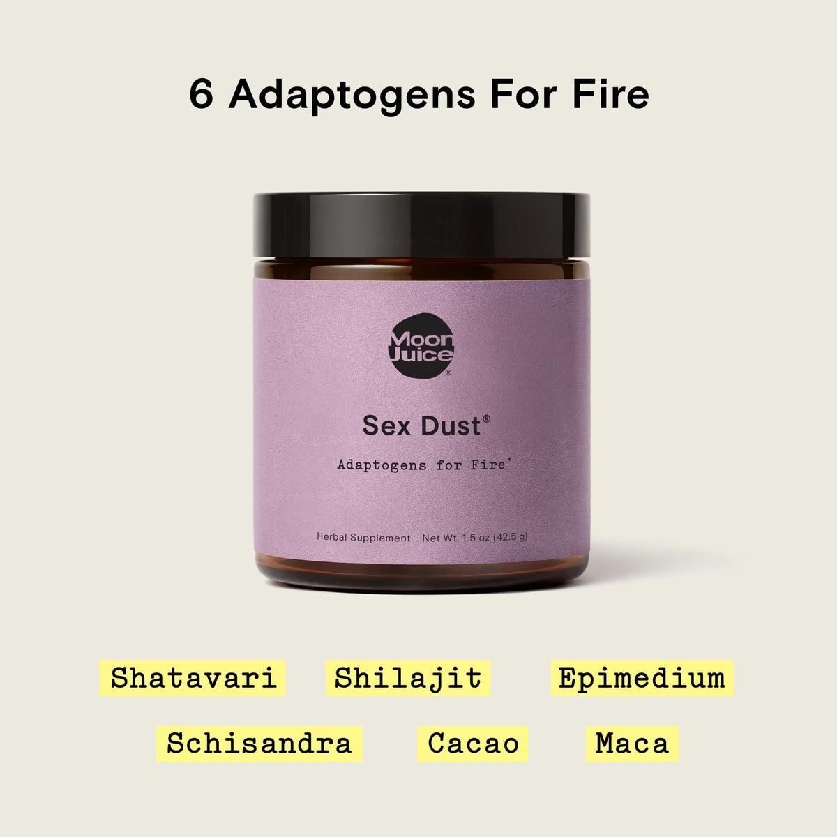 Sex Dust by Moon Juice | Adaptogen Powder for Balance & Mood | 14 Servings