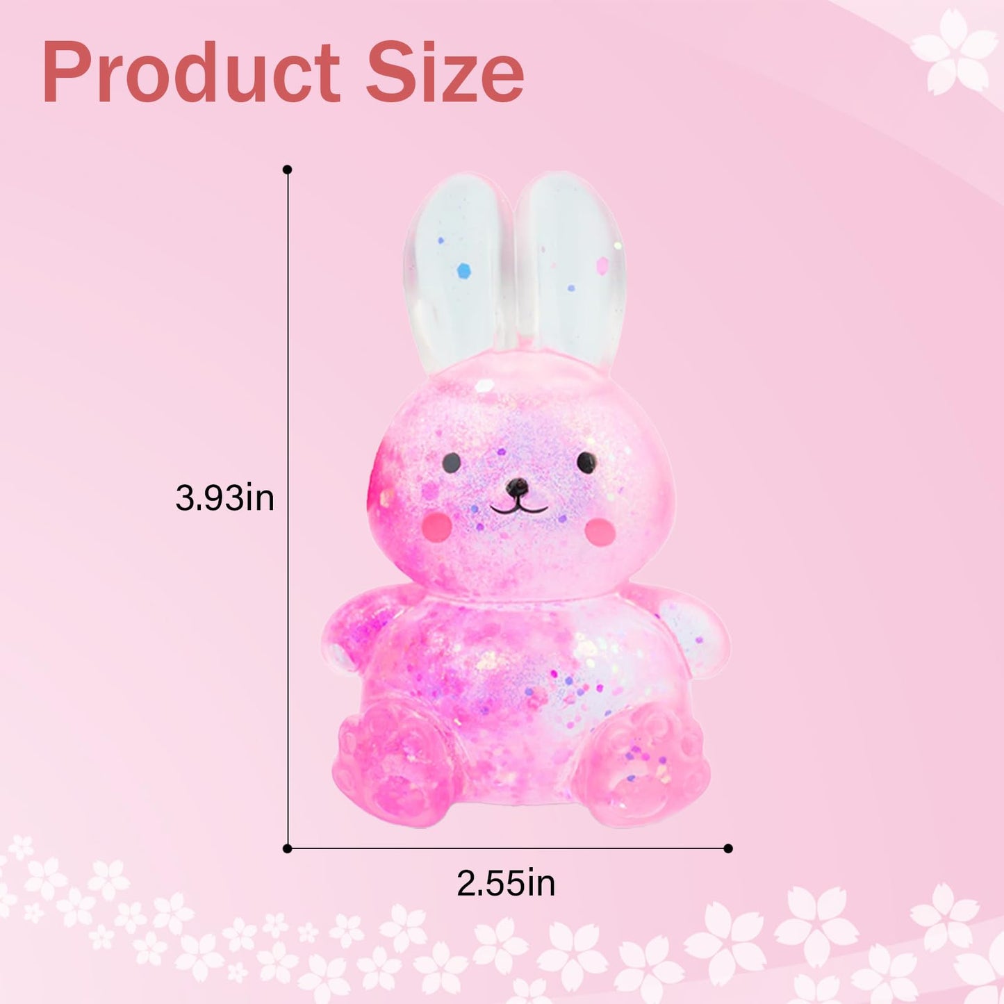 Sezua Squishy Rabbit Stress Ball — Sensory Fidget Toy for Desk and Gift Ideas