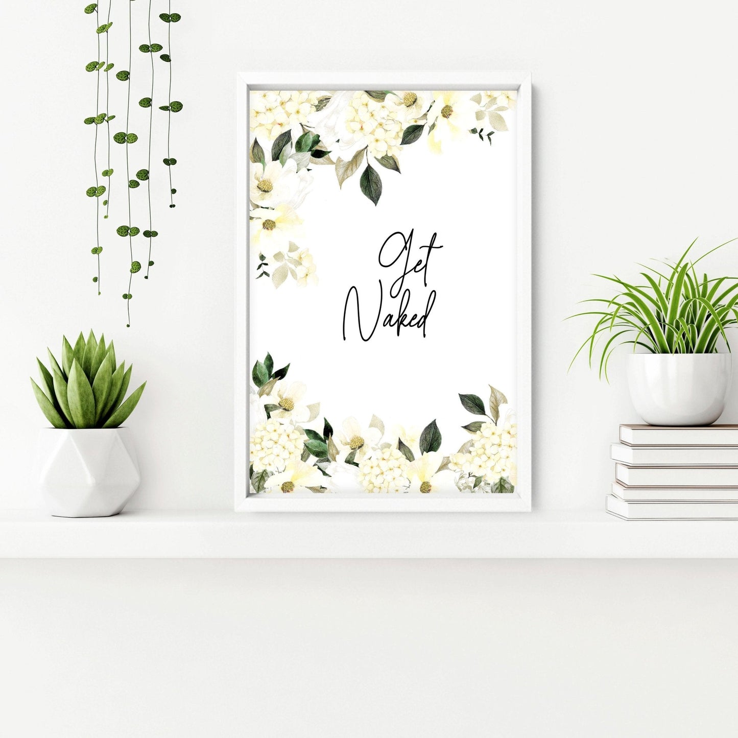 Wall art bathroom | set of 3 framed bathroom prints