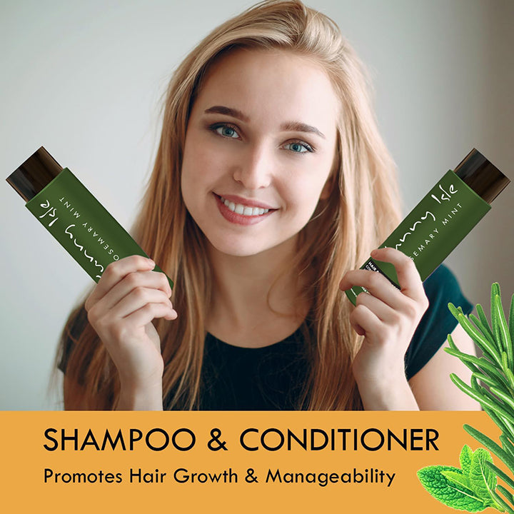 Sunny Isle Rosemary Mint Hair & Strong Roots Conditioner 12 oz