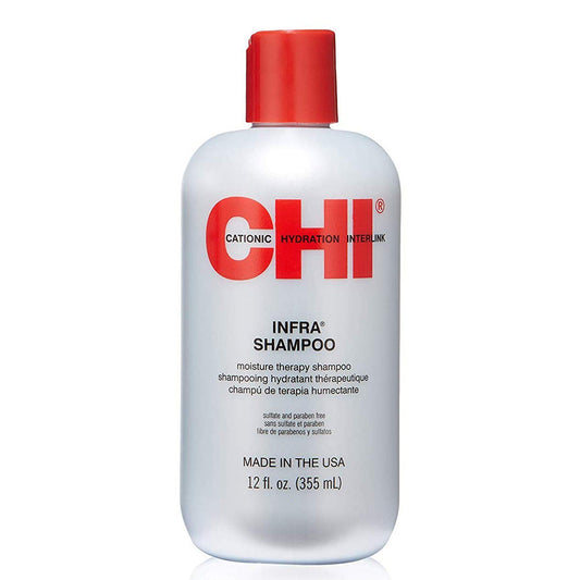 Chi Infra Shampoo | Heat Protection & Silk Moisture for All Hair Types | 12 oz (355ml)