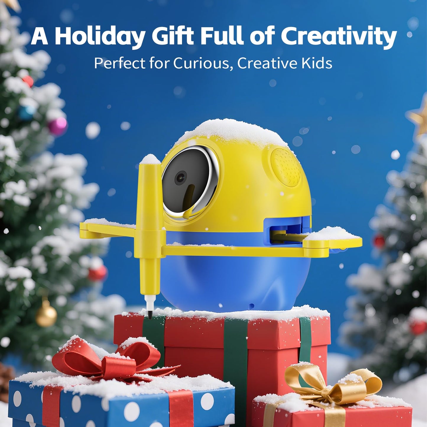 Shapana Drawing Robot for Kids – Camera Recognition & Montessori Art Toy (Ages 3+)