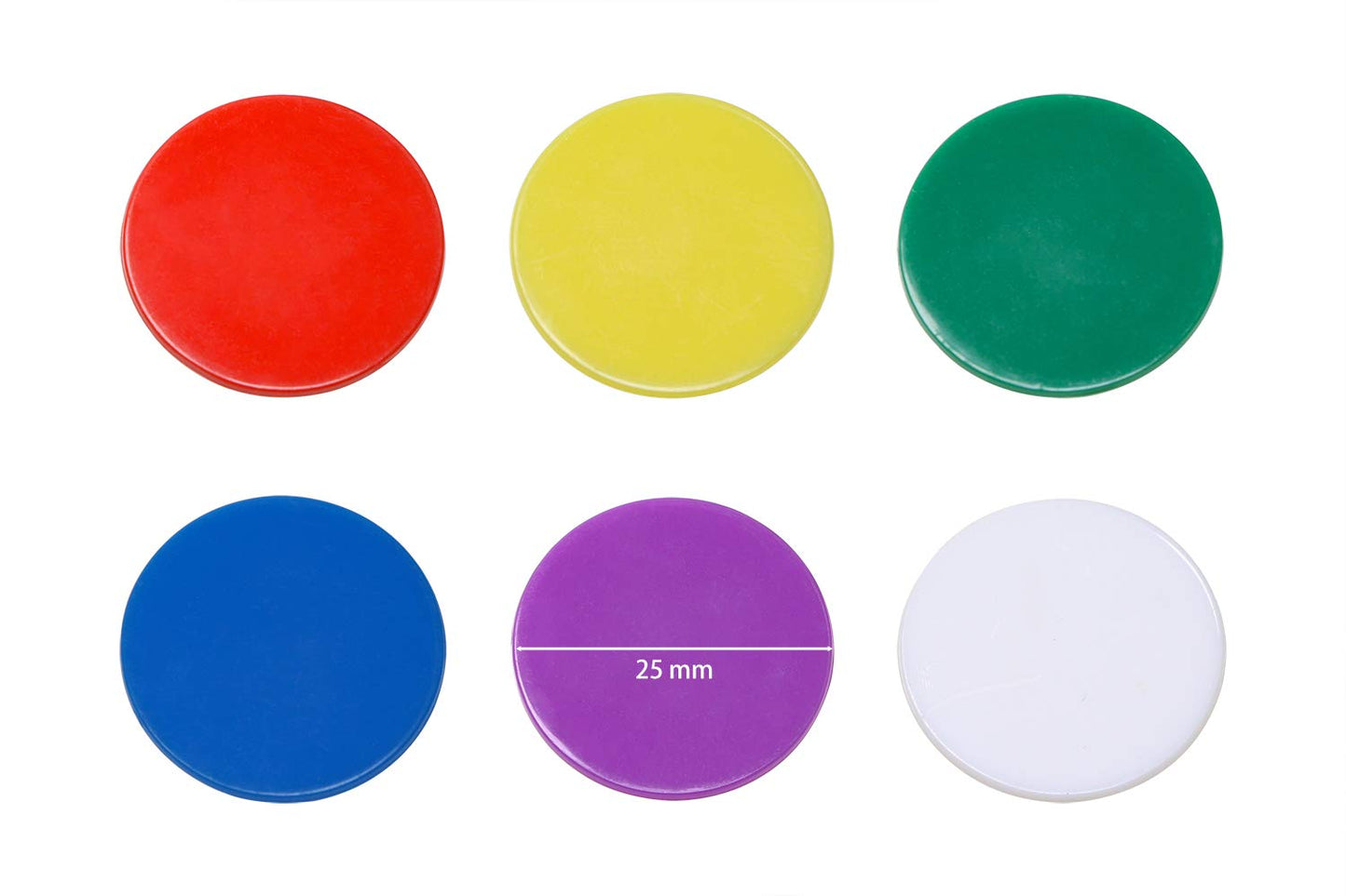 Shapenty 6 Colors Plastic Learning Counters – 120pcs with Box