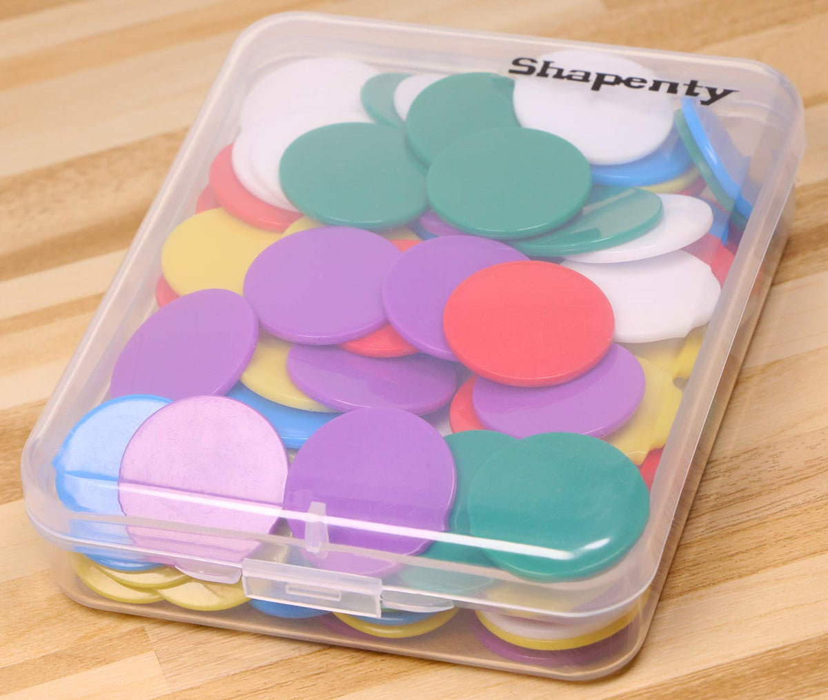 Shapenty 6 Colors Plastic Learning Counters – 120pcs with Box