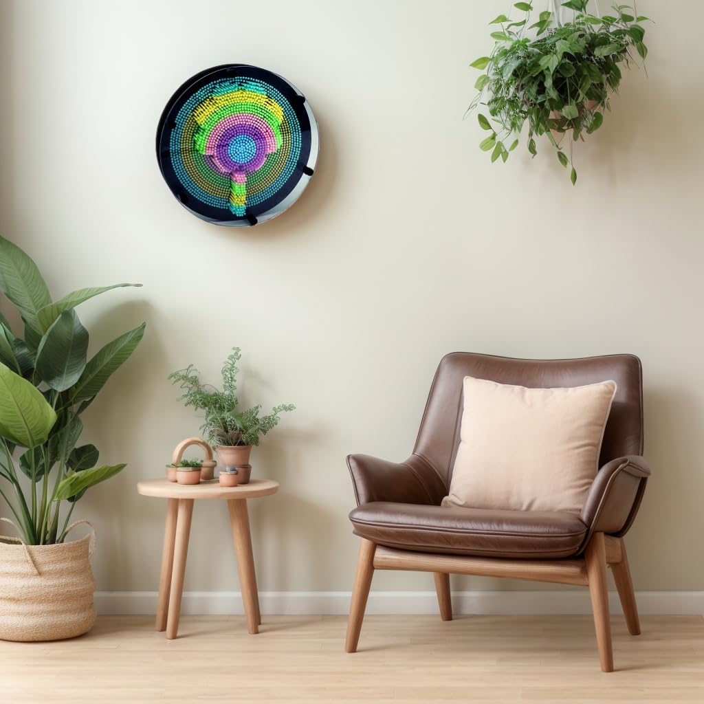 Sharkwill 3D Pin Art Rainbow Toy – Extra Large 8x8 Inch Wall Decor & Creativity