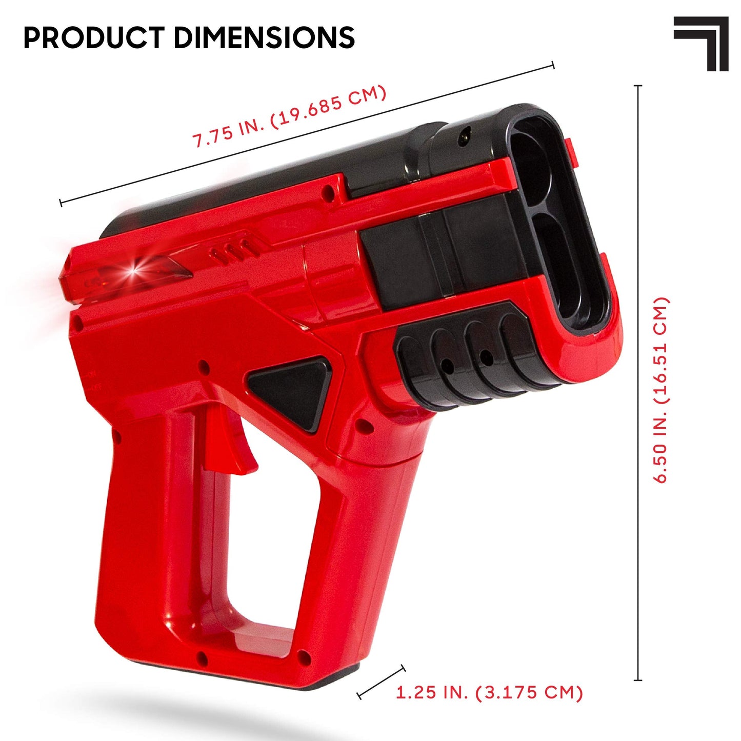 Sharper Image Laser Tag Set – 2-Pack Blaster Guns & Armor Vests