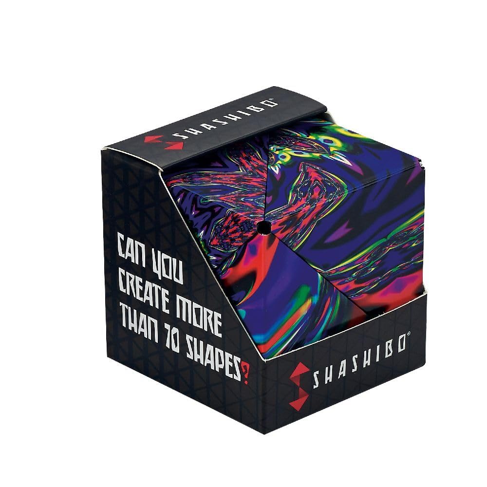 Shashibo Shape Shifting Box – Magnetic Puzzle Cube | 100+ Transformations, Award-Winning Fidget Toy