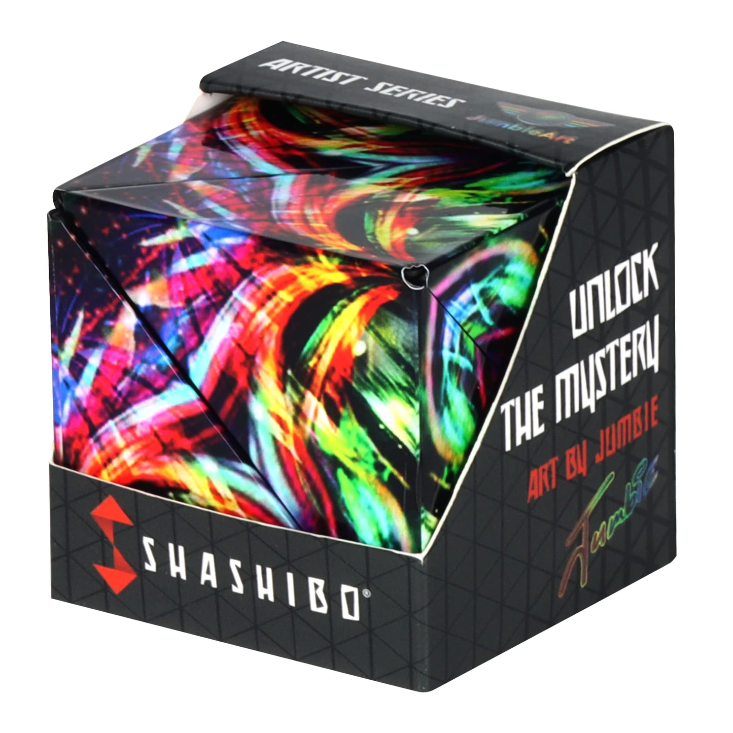 Shashibo Shape Shifting Box — Cosmic Surfer | 100+ Transformations Magnetic Fidget Toy