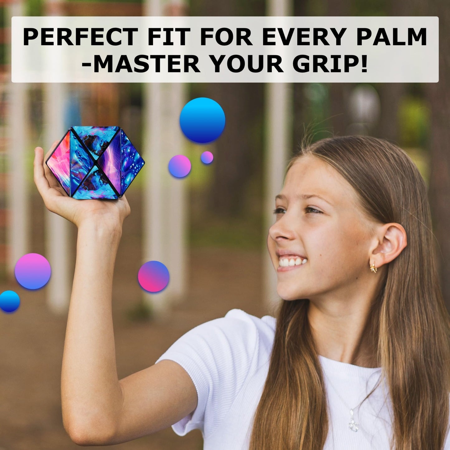 Shashibo Shape Shifting Box – Award-Winning STEM Fidget Toy with 100+ Transformations