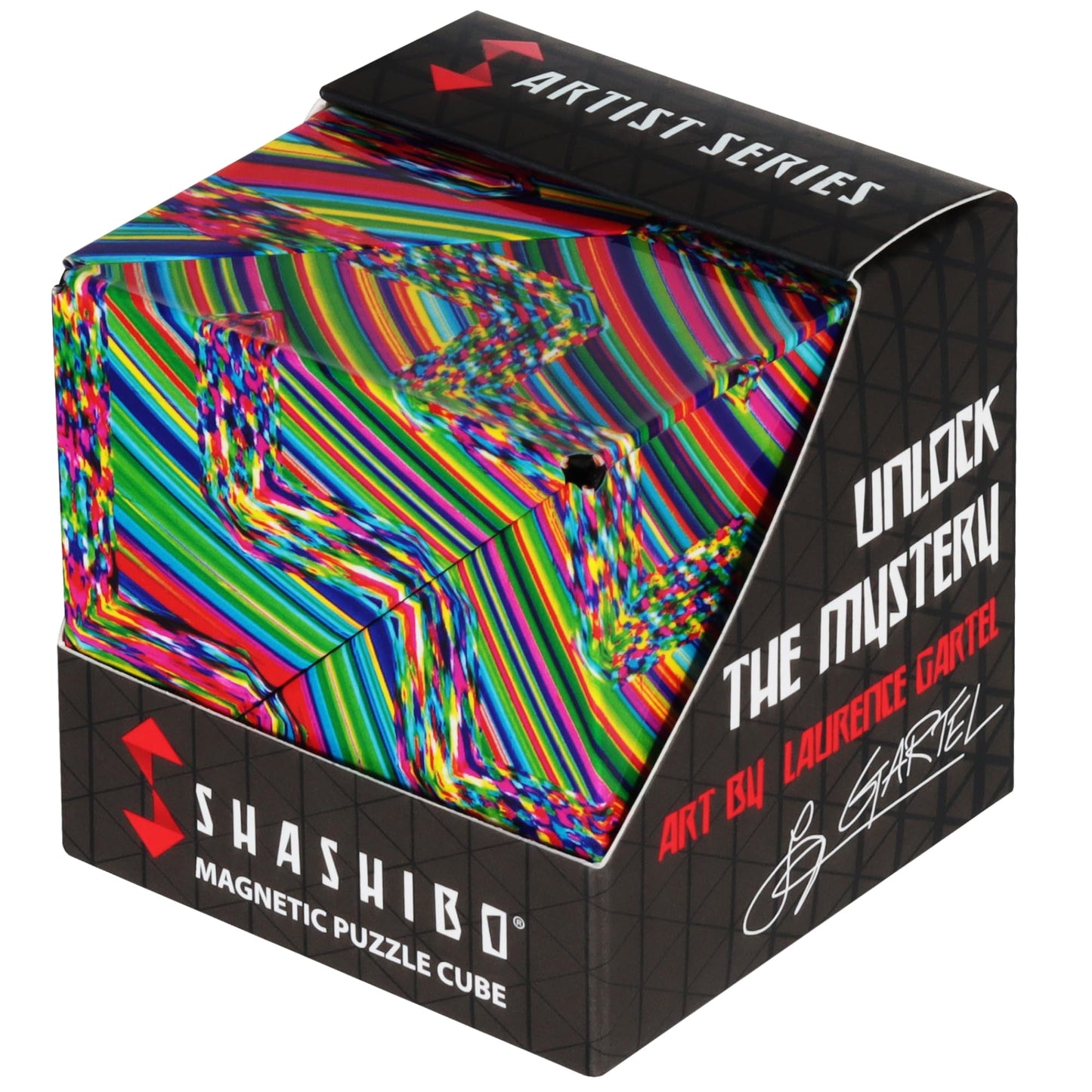 Shashibo Shape Shifting Box – Award-Winning Magnetic Fidget Toy with 100+ Shapes (Watercolor)