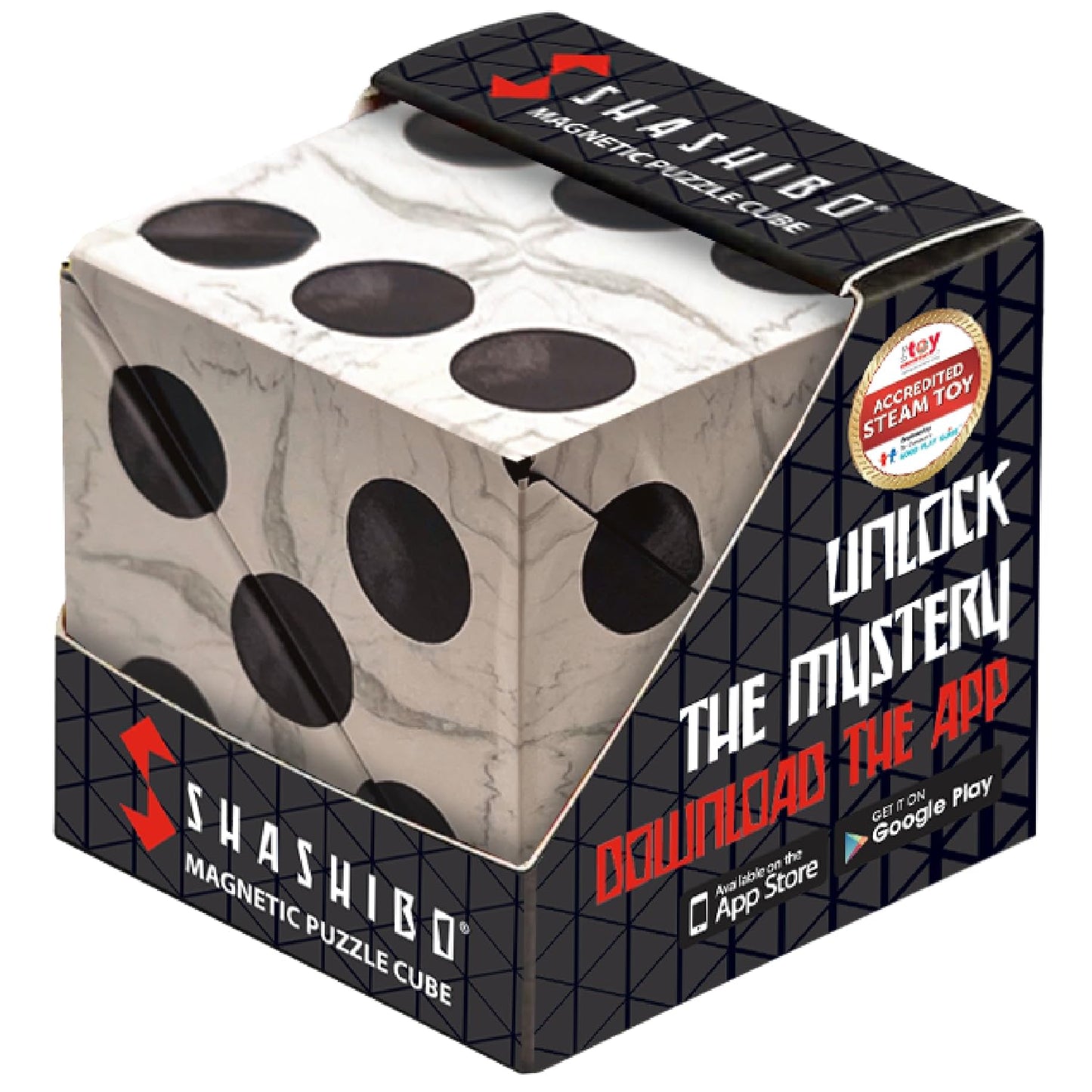 Shashibo Shape Shifting Box — 100+ Shapes, Award-Winning Magnetic Cube