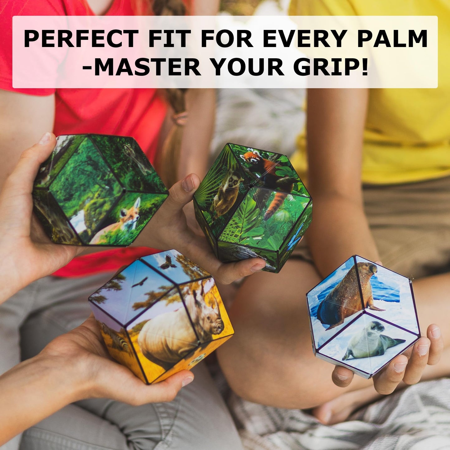 Shashibo Shape Shifting Box – Magnetic Puzzle Cube with 100+ Shapes | Sensory Gift for All Ages