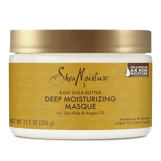 Shea Moisture Raw Shea Butter Deep Moisturizing Masque 11.5 oz / 340 ml - Deeply Moisturizing & Repairing Treatment