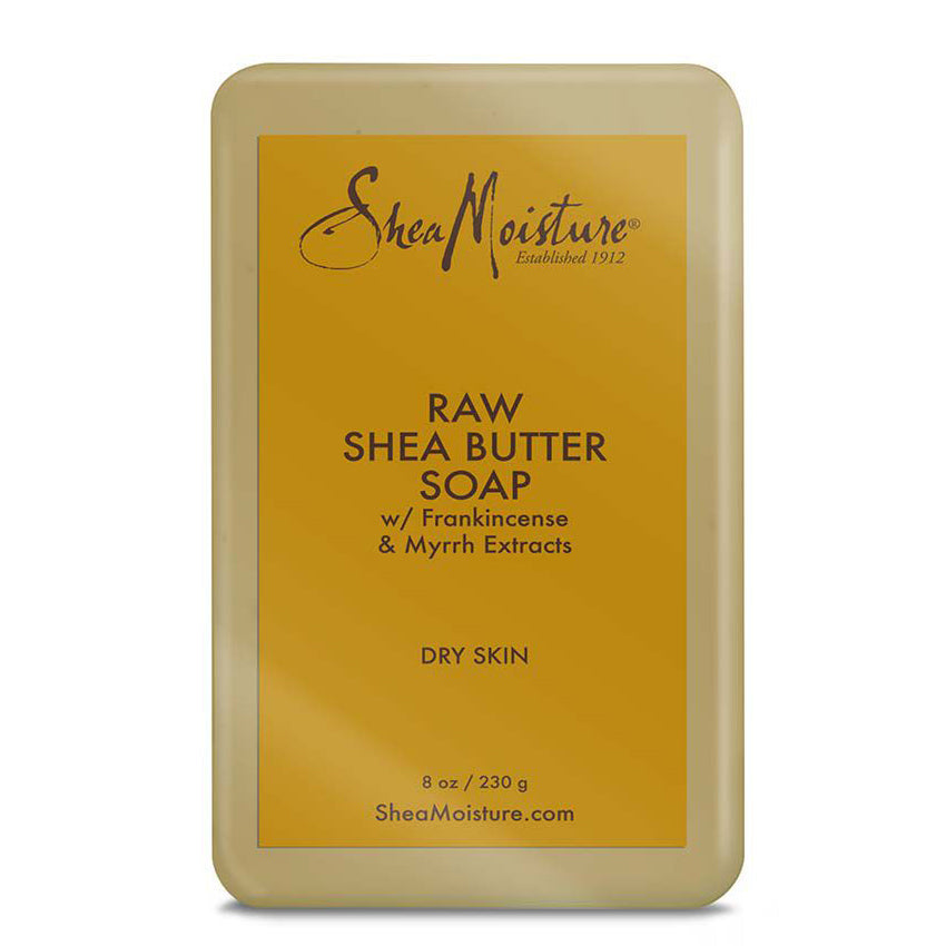 Shea Moisture Raw Shea Butter Soap 8 oz / 237 ml - Hydrating & Anti-Ageing Body Bar