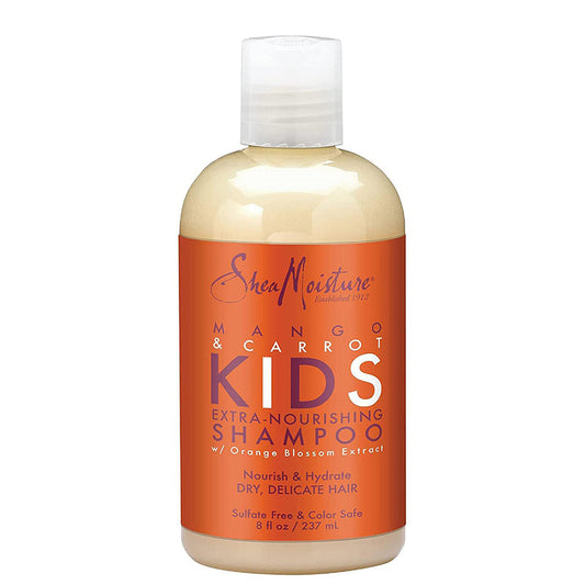 Shea Moisture Mango & Carrot KIDS Extra-Nourishing Shampoo 8 oz / 237 ml - For Kids' Dry & Fragile Hair