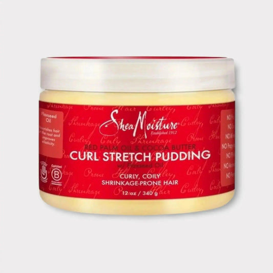 Shea Moisture Red Palm Oil & Cocoa Butter Elongating Puding 340GR, Shea Moisture Elongating Pudding