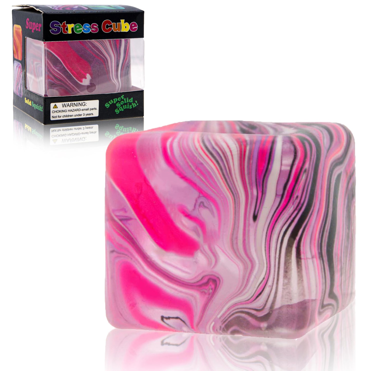 Sheenice Squishy Stress Cube – Fidget Cube Sugar Ball for Kids & Adults, Sensory Toy for Focus and Relaxation