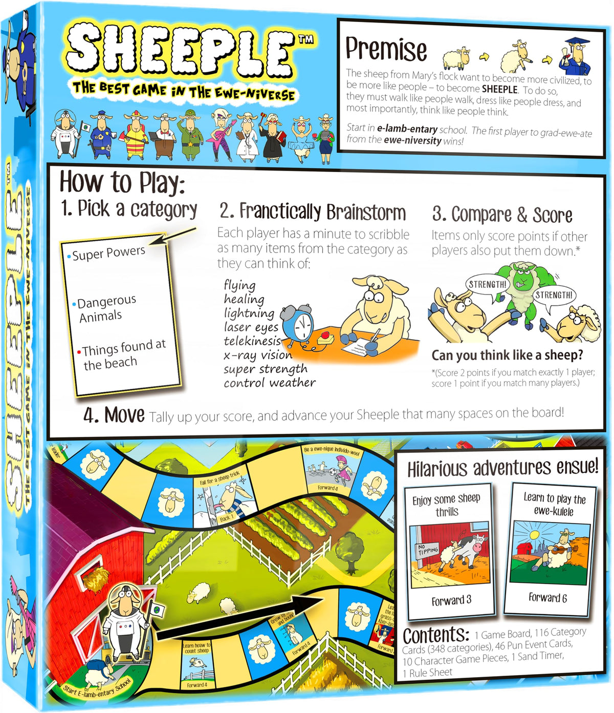 SHEEPLE™ Party Game for Family Game Night | 4-12 Players, 30 Minutes, Ages 8+