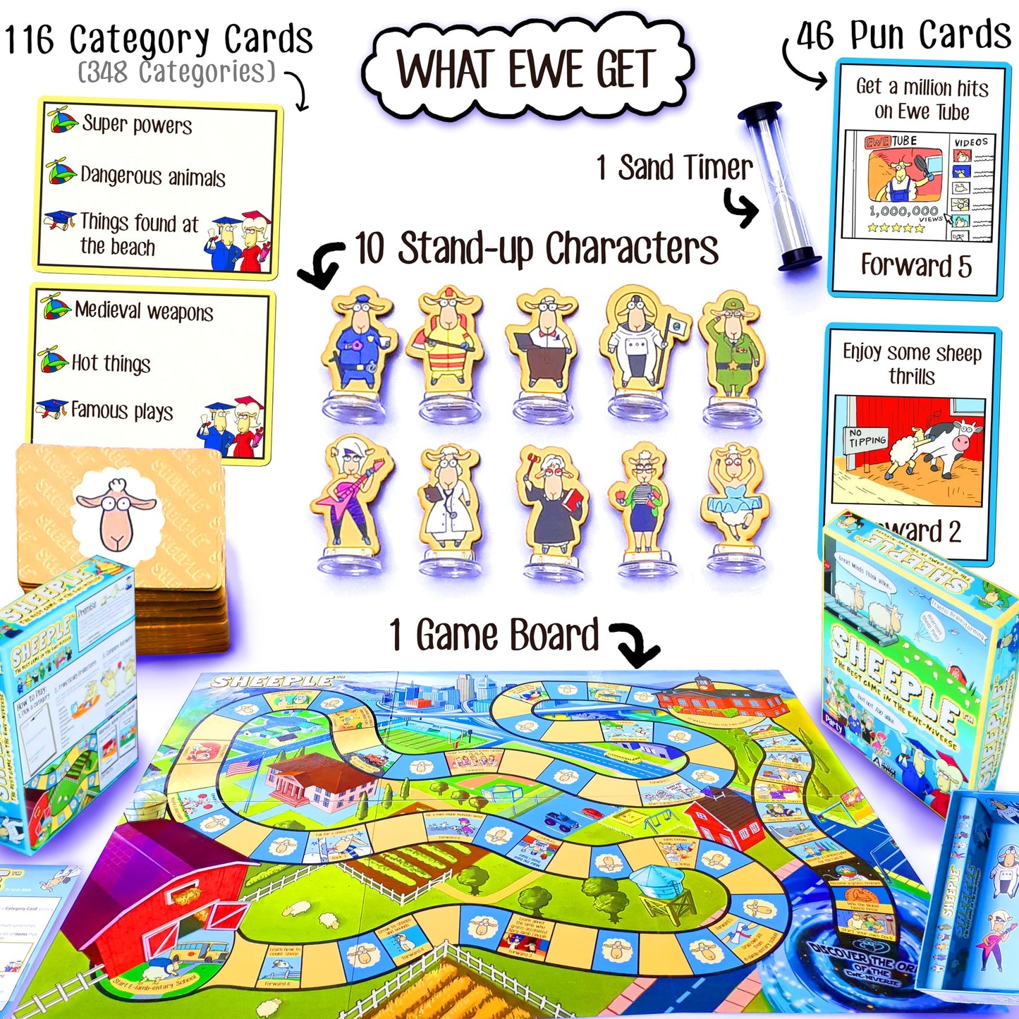 SHEEPLE™ Party Game for Family Game Night | 4-12 Players, 30 Minutes, Ages 8+