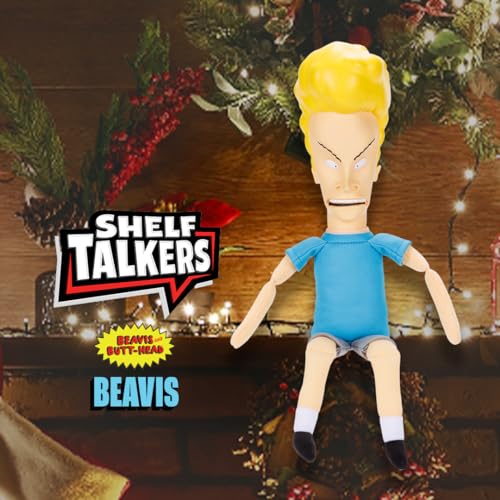 Shelf Talkers Beavis 12-Inch Talking Plush — Beavis and Butt-Head Pull String Toy