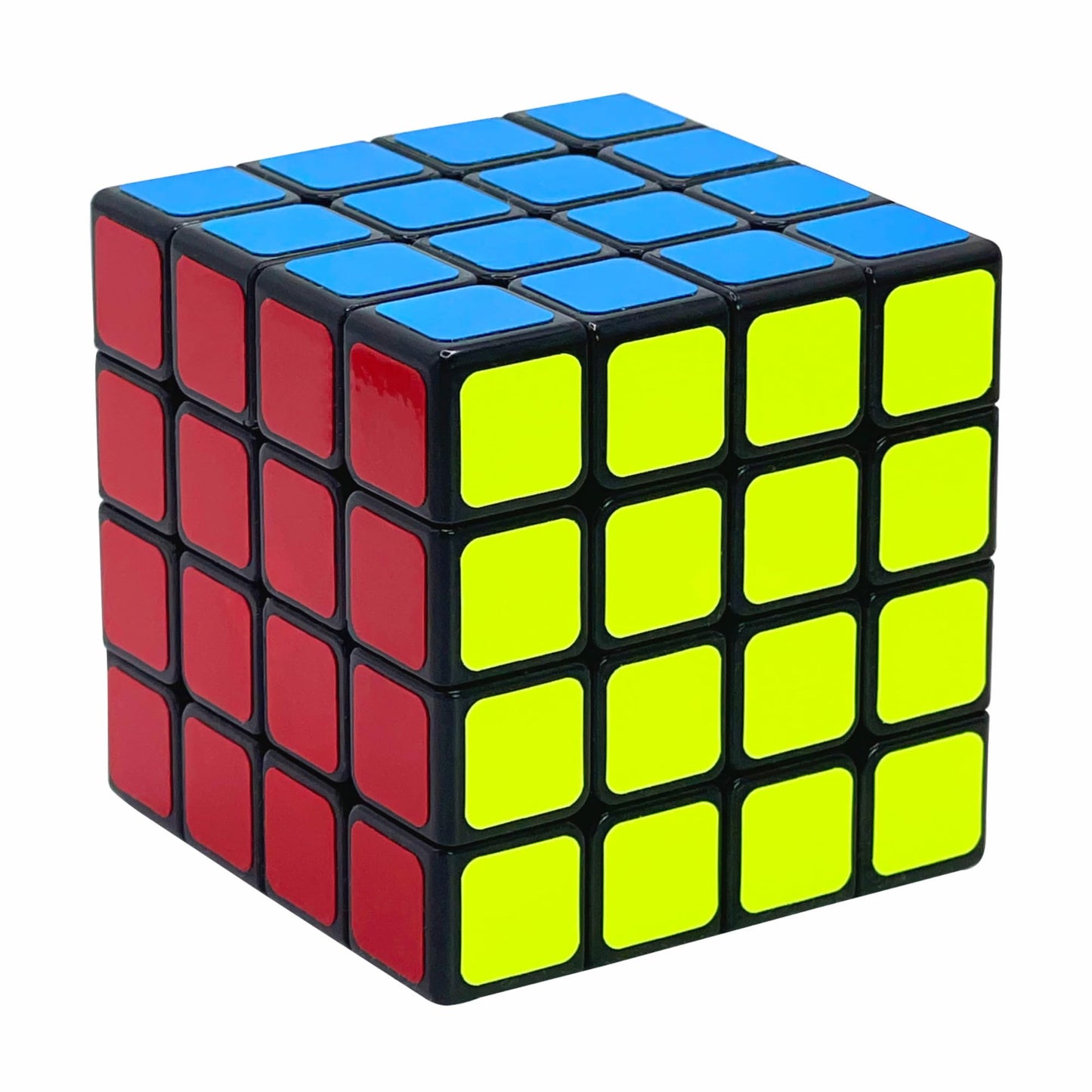 Shengshou 4x4x4 Puzzle Cube Black | Classic Speed Cube, 60mm