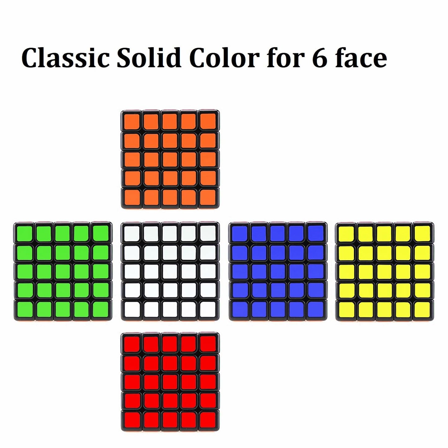 Shengshou 5x5 Speed Cube Puzzle – Full-Size 5x5x5 ABS Cube