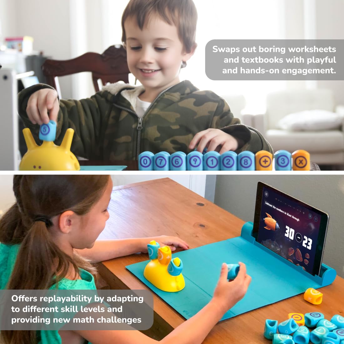 Shifu PlayShifu Plugo Count – Math Games for Kids 5–7 | AR STEM Kit with Numbers & Operators