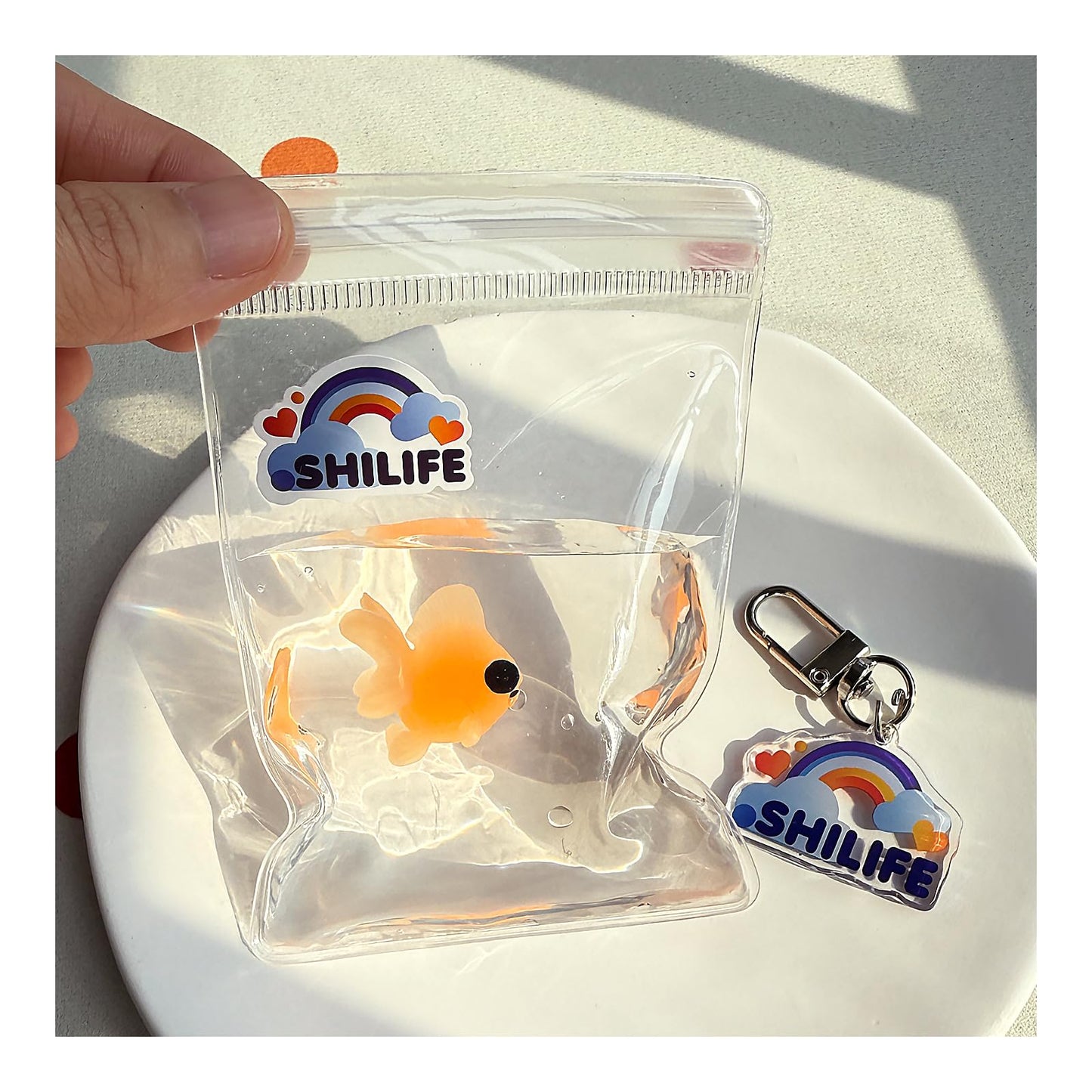SHILIFE Taba Squishy – Stress Relief Squeeze Toys, Kawaii PVC Sensory Toys (Fish)