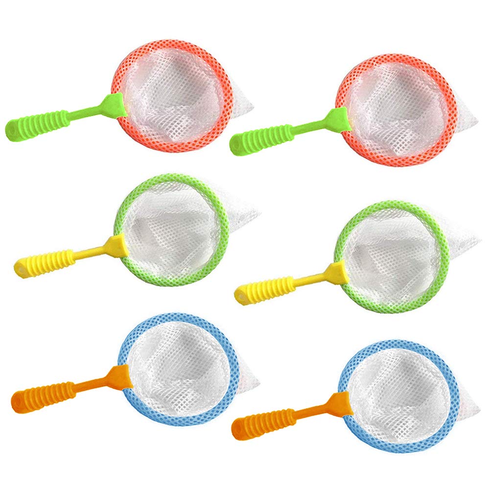 Shindel Durable Kids Bug Catcher Nets – 6-Piece Insect Collecting Net Set for Bath & Outdoor Exploration