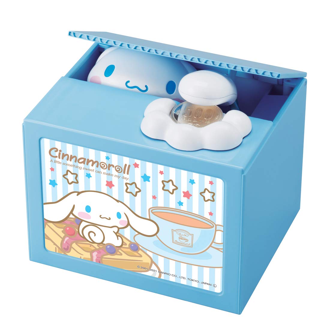 Shine Cinamororol Bank: Interactive Cinnamororol Coin Bank for Kids