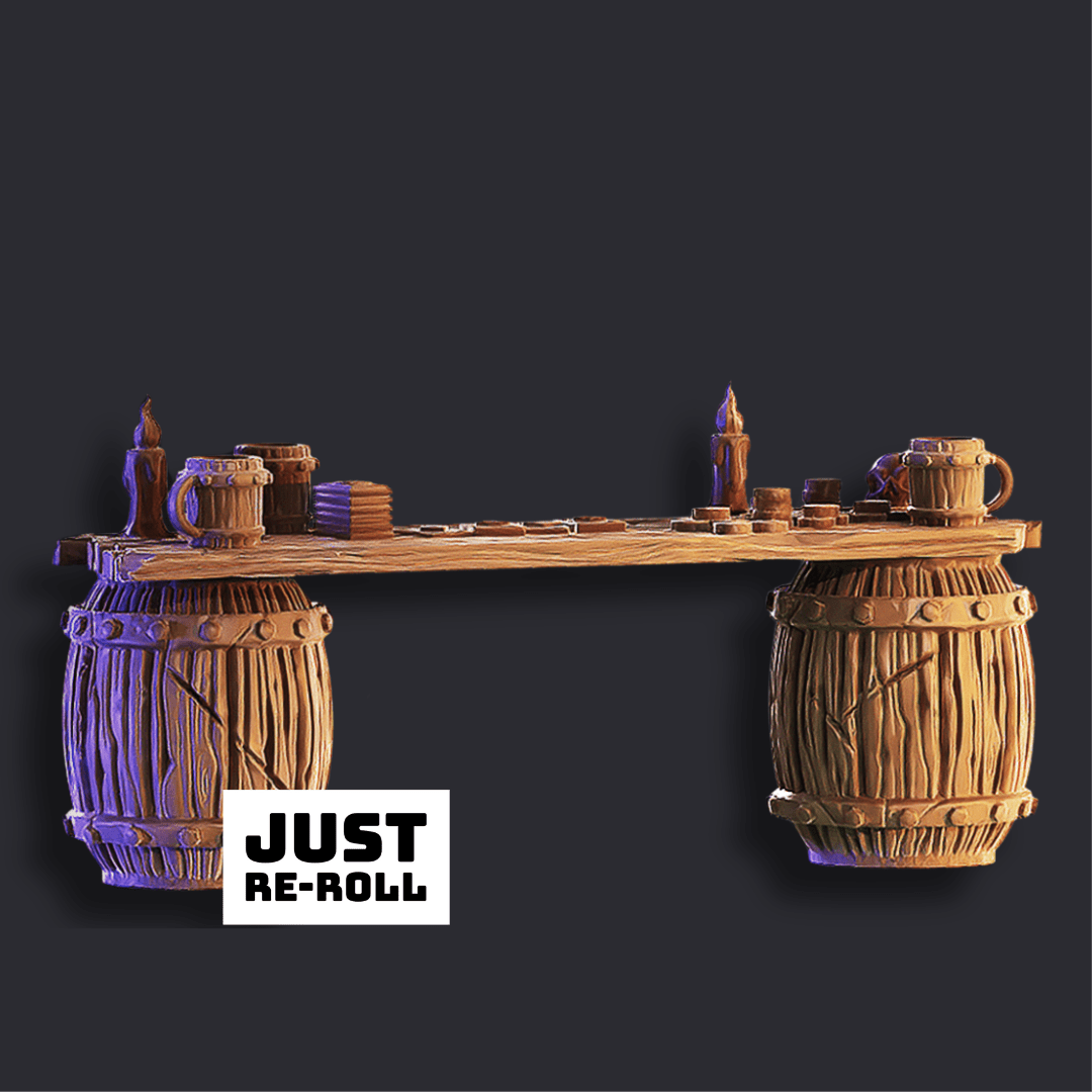 Ship Dockyard Props Pack - 3D Printed Prop Miniatures