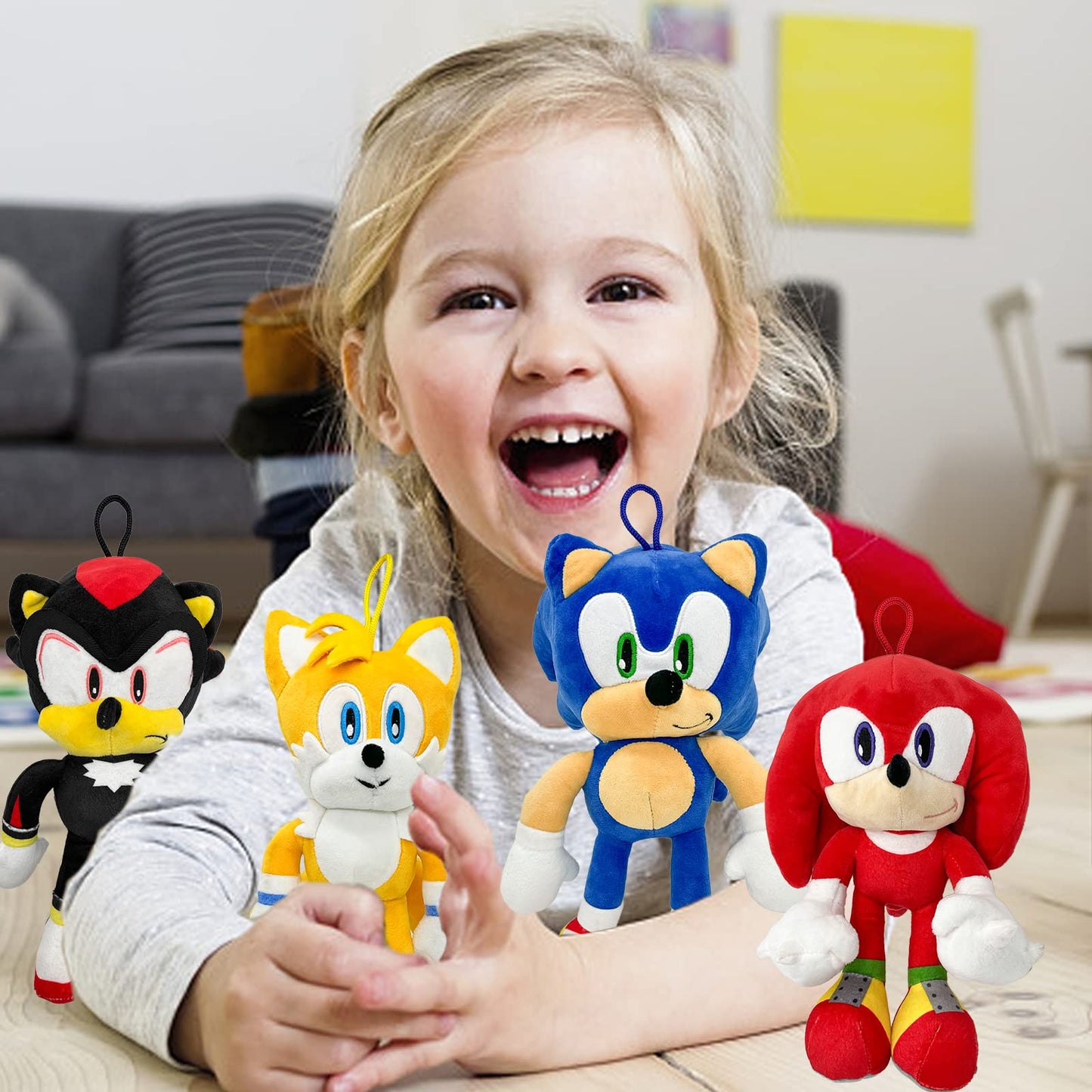 SHIRIA 4Pcs Plush Dolls – Soft Stuffed Toys & Plush Pillows for Kids