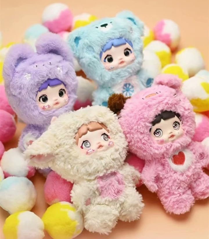 Shopular Nommi Blind Box Plush Doll – Kawaii Collectible Series, 17 cm Plushie