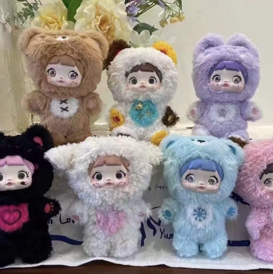 Shopular Nommi Blind Box Plush Doll – Kawaii Collectible Series, 17 cm Plushie