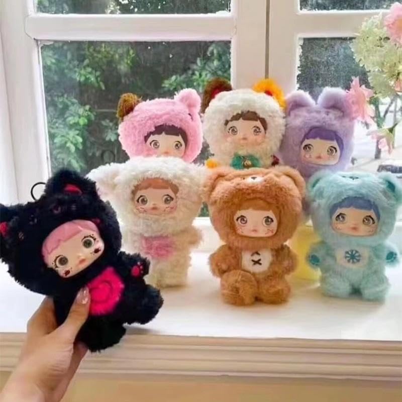 Shopular Nommi Blind Box Plush Doll – Kawaii Collectible Series, 17 cm Plushie