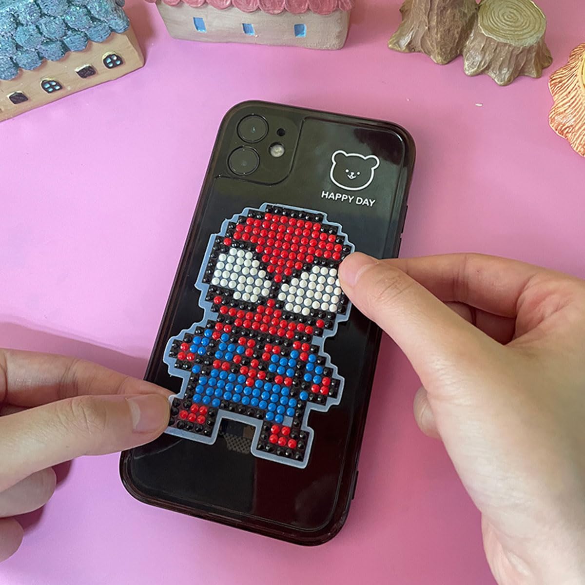 SHOWERRING 5D DIY Diamond Art Stickers Kit for Kids – Super Hero Cartoon Gems